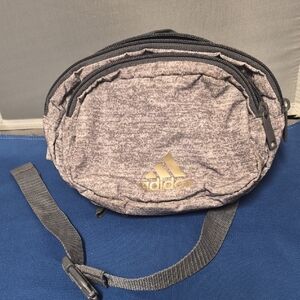Adidas Heathered Gray Waist Pack, Fanny Bag